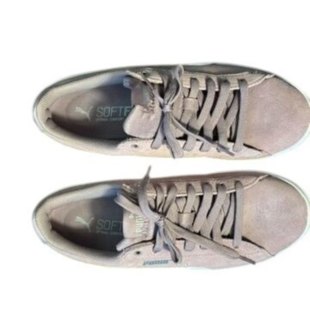 Puma Womens Suede Classic Sneakers Dusty Lavender With White Stripe - Picture 6 of 9